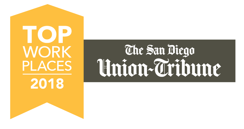 San Diego Union Tribune Top Workplaces 2018