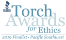 BBB Torch Awards for Ethics 2019 Finalist