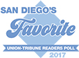 San Diego Union Tribune Reader's Poll 2017 FAVORITE