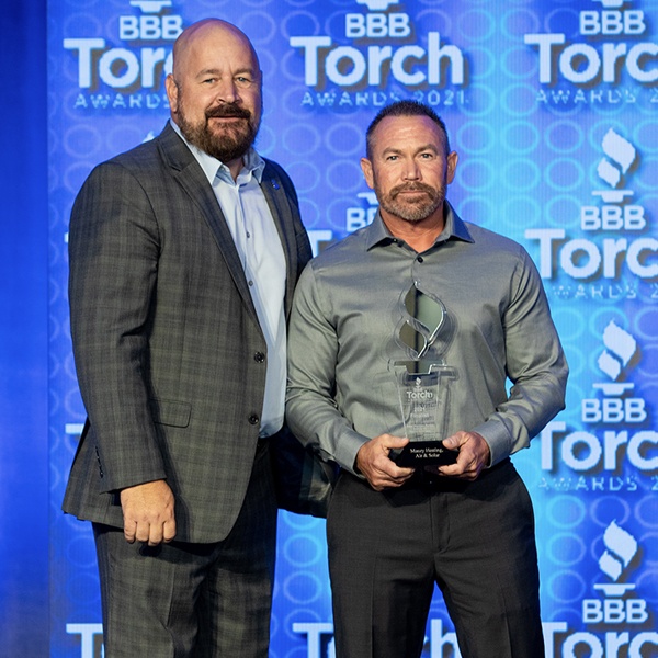 BBB Torch Award presented to Matt Mauzy